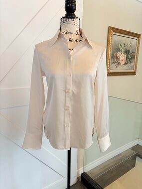 H&M Elegant Cream Button-Down Shirt